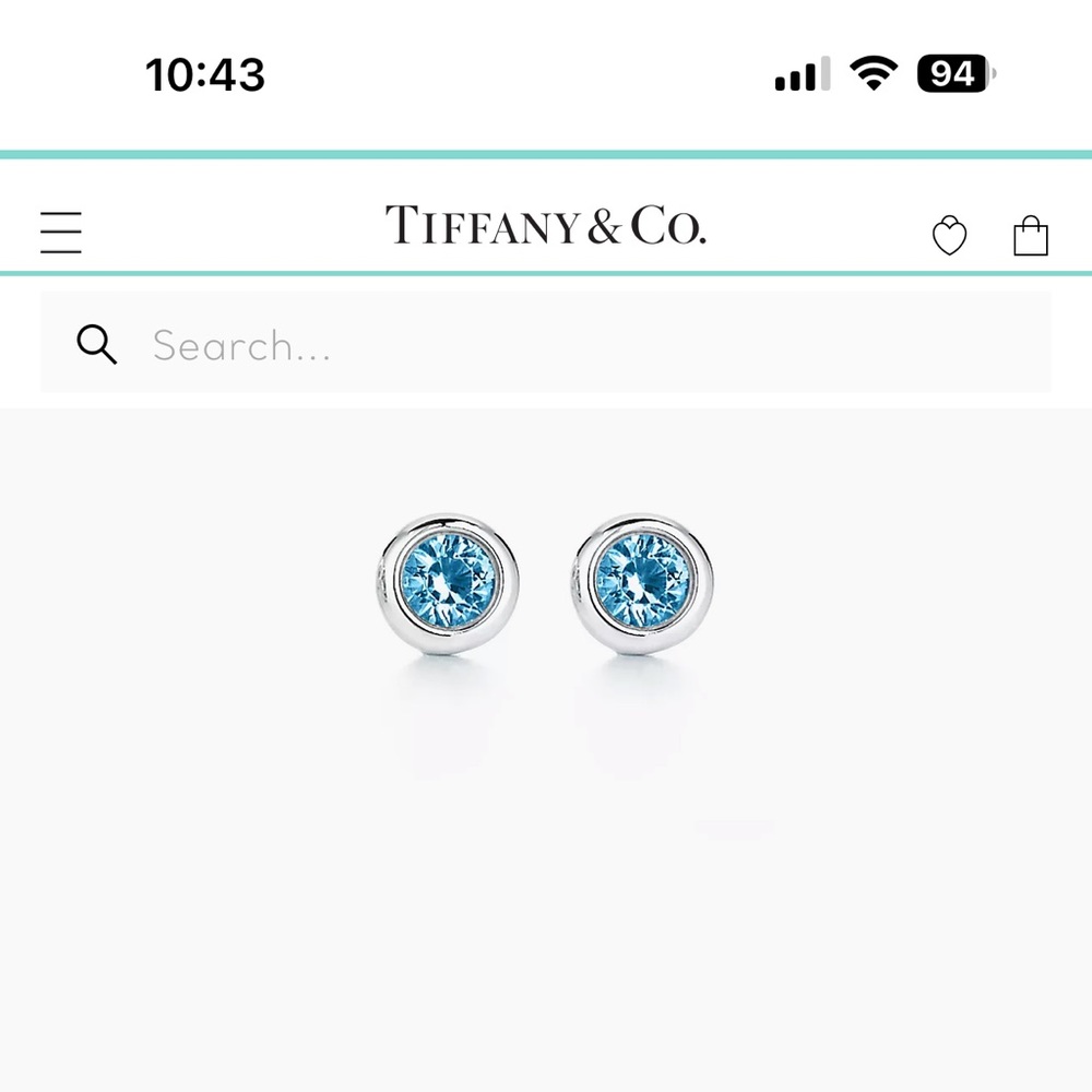 Tiffany and Co. Color By The Yard Aquamarine Earrings